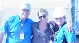 Tracy Hutson, Chele Stewart and Mark Stewart (not