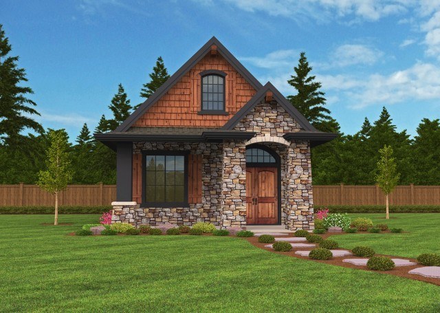 "Montana" a Mark Stewart Small Cottage House Plan