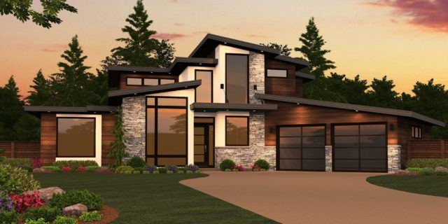 Mark Stewart Modern House Plan "Sting" X-16-A