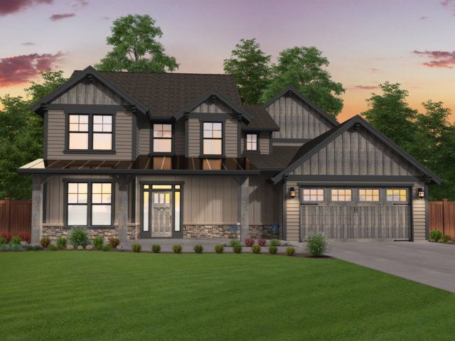 Mark Stewart Craftsman House Plan Sister 73