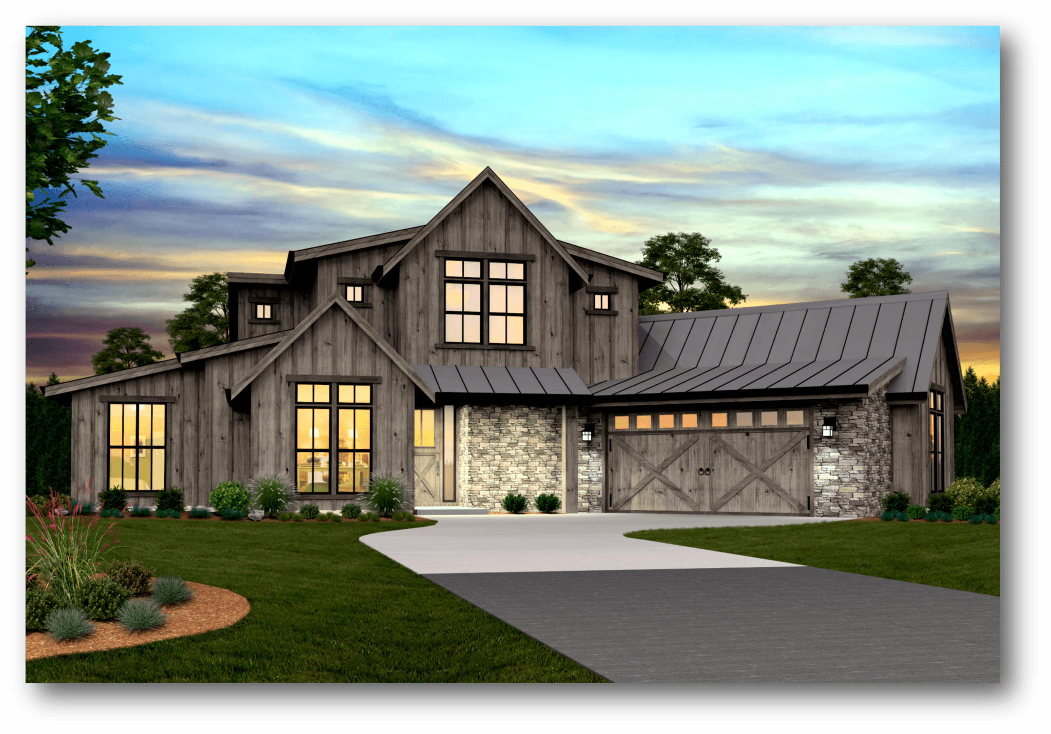 Pendleton Modern Farmhouse Plan