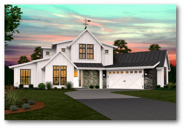 Pendleton Modern Farmhouse Plan